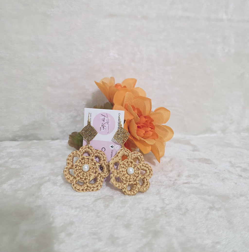 Juego de monedero y aretes