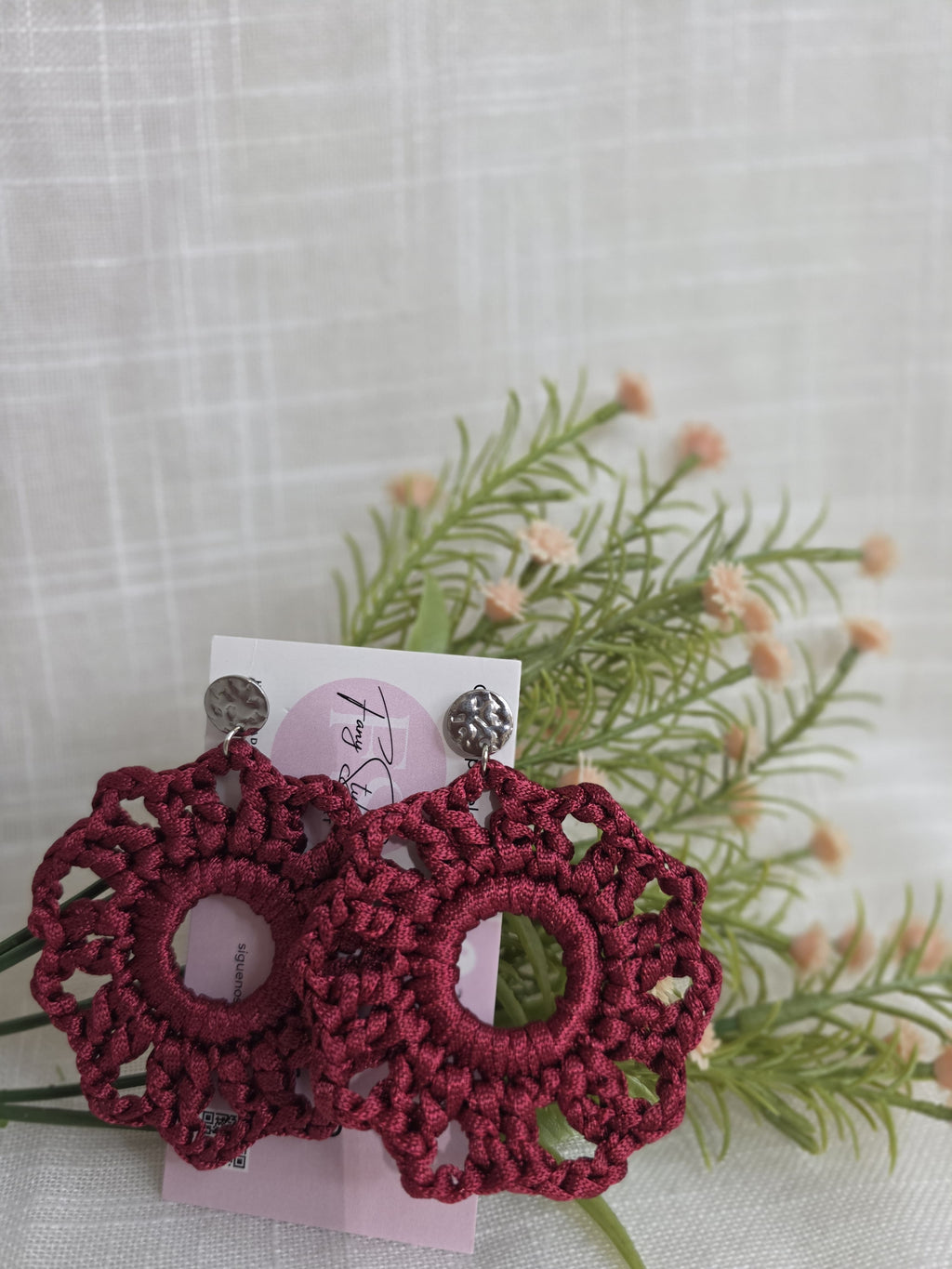 Juego de monedero y aretes