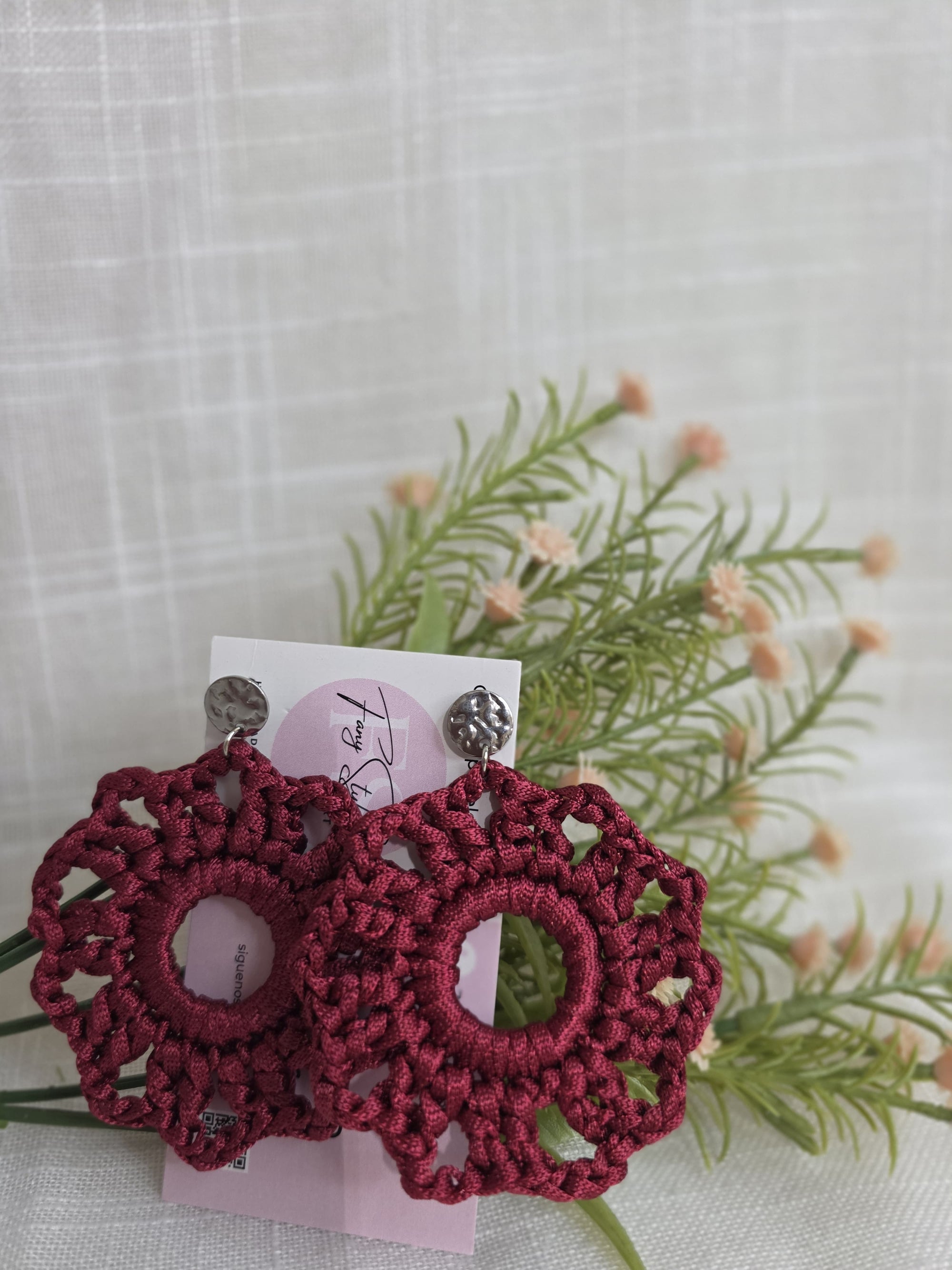 Juego de monedero y aretes