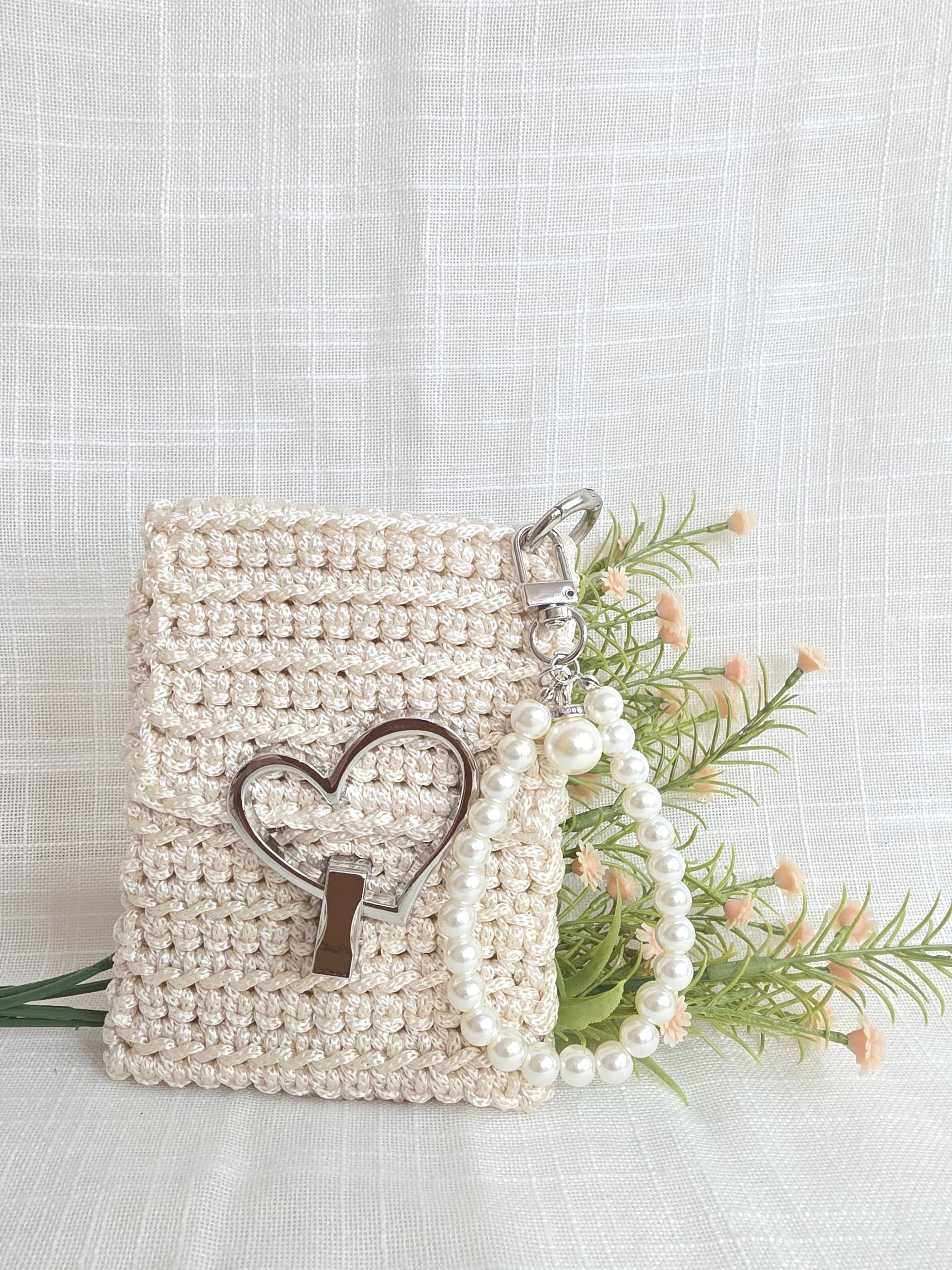 Juego de monedero y aretes